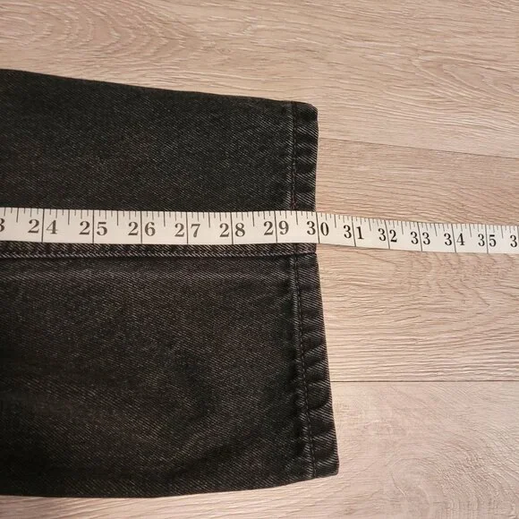 Vintage Levi's Jeans Mens 38x30 Black 505 Regular Fit Y2K Cotton Denim Western - Picture 11 of 12